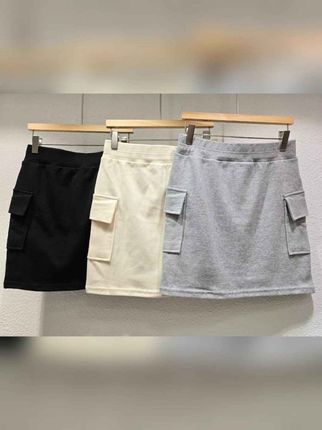 PUDDING韓國㊣直郵東大門代購女裝新品人氣時尚熱賣短裙工裝PUDDING短裙