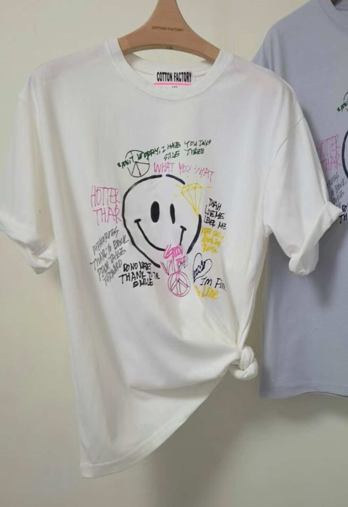 COTTONFACTORY韓國㊣直郵東大門代購女裝新款25春夏推薦T恤COTTONFACTORYT恤