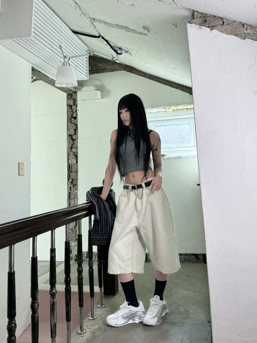 SEEOT韓國直郵㊣女裝新款25春夏推薦休閑熱賣人氣短褲不含腰帶GGD短褲