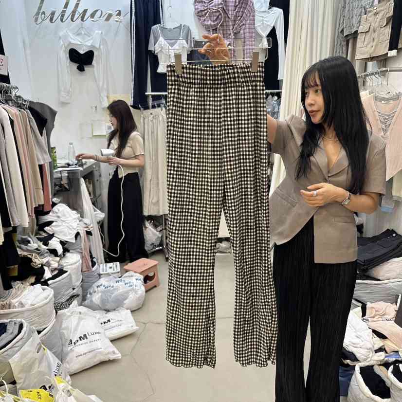 BILLION-L韓國直郵㊣東大門實拍女裝新品人氣推薦時尚休閑褲BILLION-L休閑褲