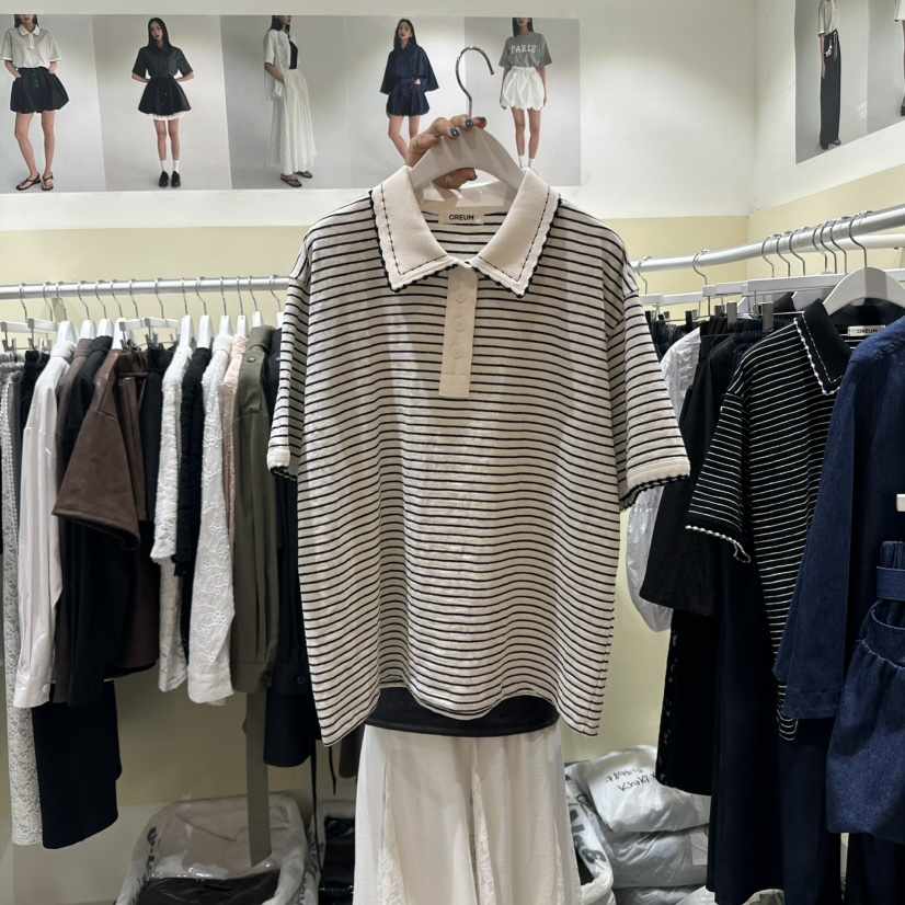 OREUM直郵韓國代購㊣女裝新品休閑推薦時尚熱賣人氣25春夏T恤OihEumT恤