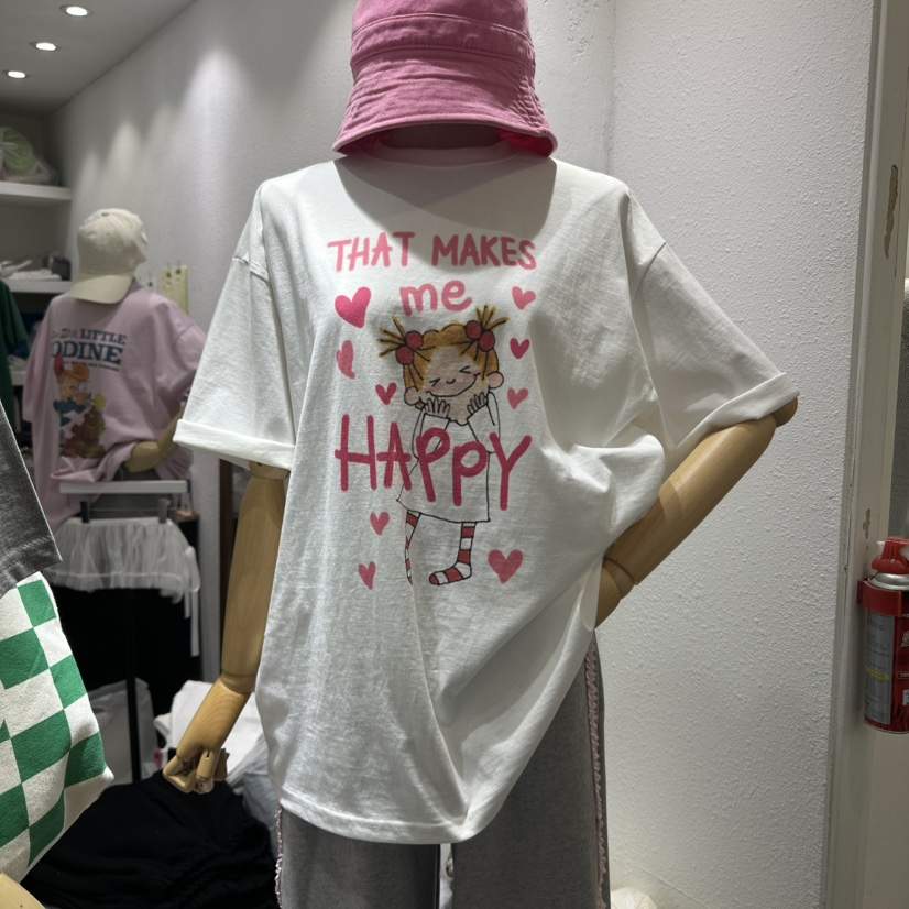 EVE直郵韓國代購㊣女裝新款25春夏推薦休閑人氣熱賣時尚T恤EVET恤
