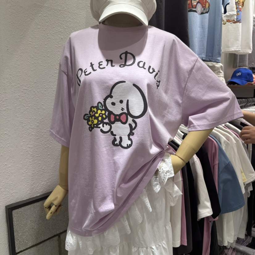 EVE韓國直郵㊣女裝新品時尚休閑人氣熱賣推薦25春夏T恤EVET恤