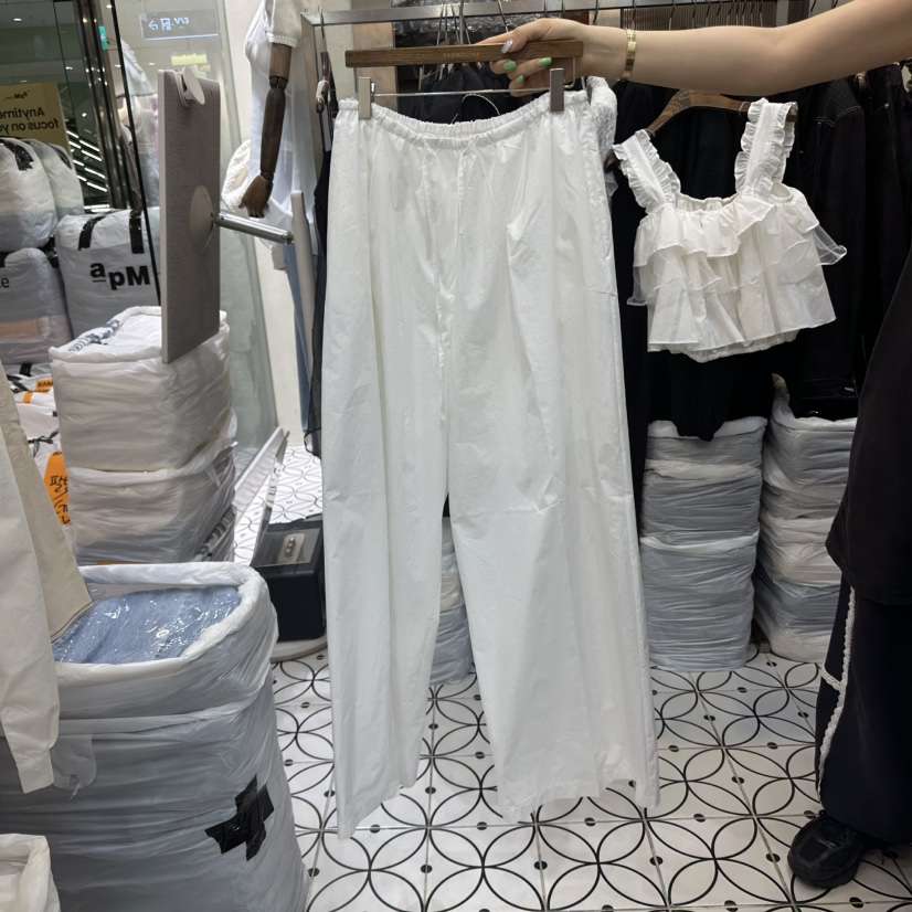 BAMBOLINA直郵韓國代購㊣女裝新品人氣推薦25春夏熱賣休閑褲BAMBOLINA休閑褲