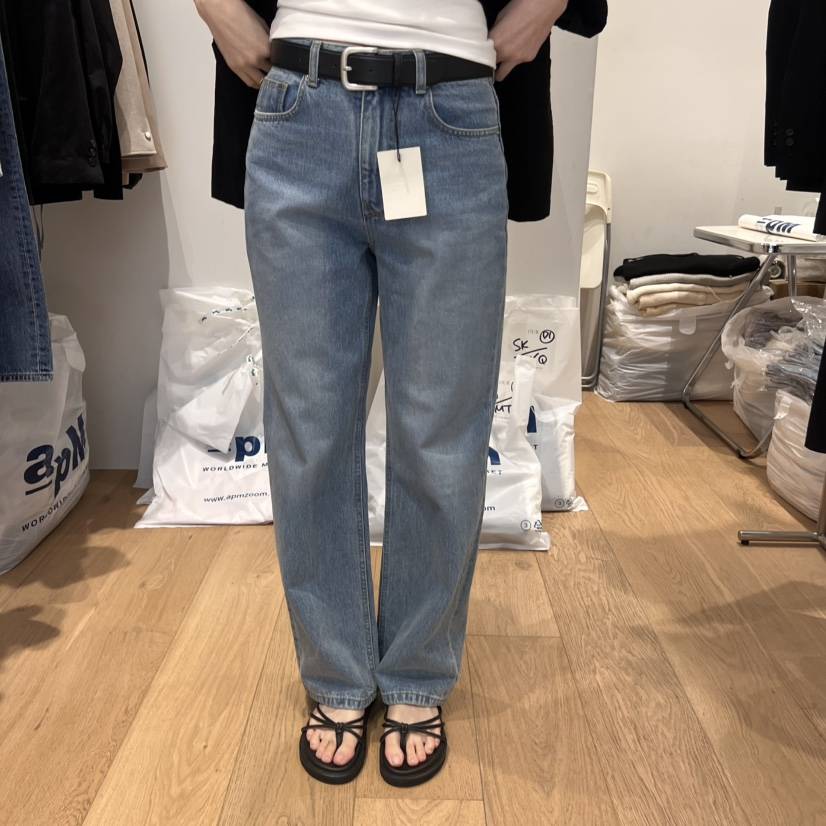 OUR-A韓國直郵㊣女裝新款人氣休閑時尚熱賣25春夏推薦牛仔褲OUR-A牛仔褲