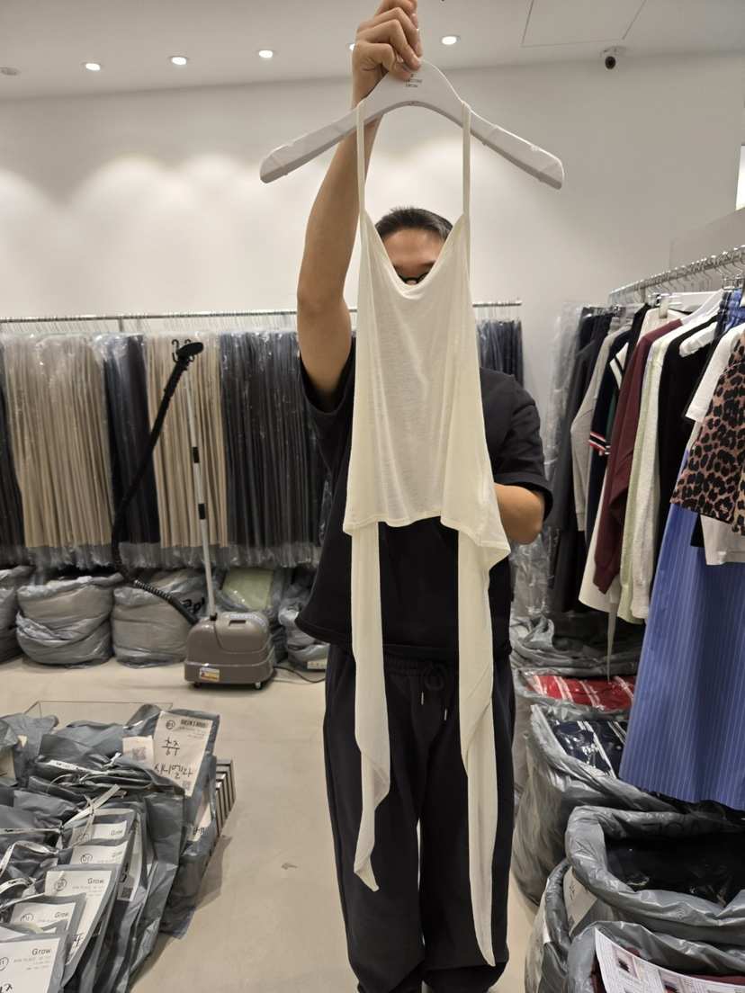 THE SECOND GROW直郵韓國代購㊣女裝新品休閑熱賣吊帶背心THE SECOND GROW吊帶/背心