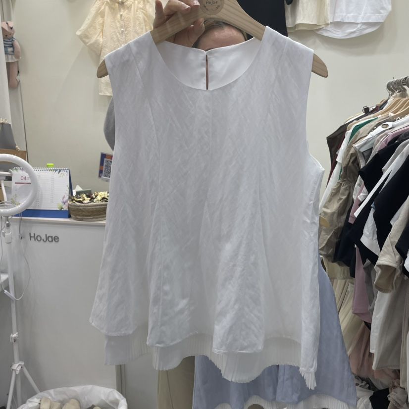 HOJAE韓國直郵㊣東大門實拍女裝新品人氣推薦時尚休閑吊帶背心MID-LEVEL JUMP吊帶/背心