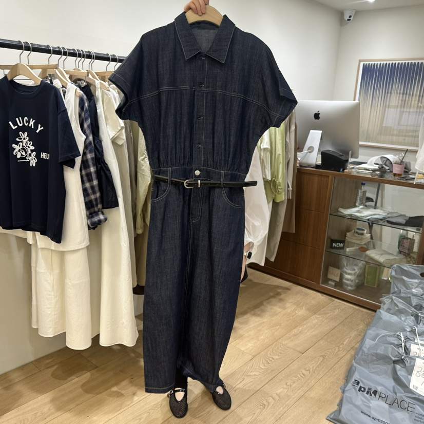 WINSOME韓國直郵㊣女裝新款25春夏推薦時尚人氣連衣裙含腰帶WINSOME連衣裙