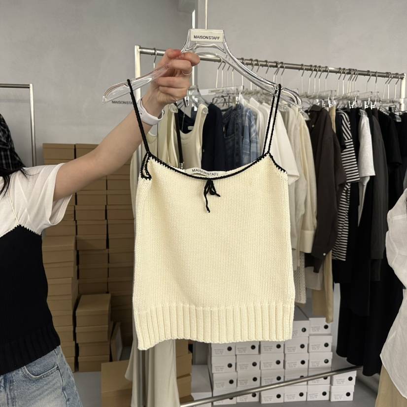 DOUBLE STANDARD/LE SMOKING/MAISONSTAFF直郵韓國代購㊣女裝新品人氣吊帶背心MAISONSTAFF/DOUBLE STANDARD吊帶/背心