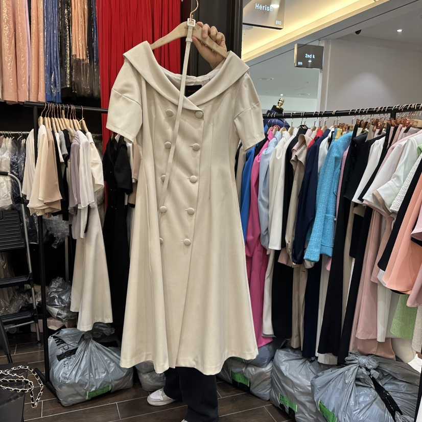 HERISH-HAUTE韓國直郵㊣東大門實拍女裝新品時尚連衣裙含腰帶HERISH-HAUTE連衣裙