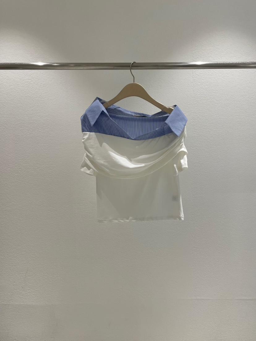 ROOMS SHOP韓國直郵㊣女裝新品25春夏休閑時尚熱賣推薦T恤ROOMS_SHOPT恤
