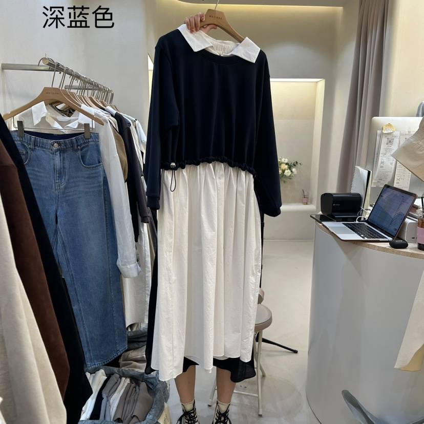MATIERE直郵韓國代購㊣女裝新款時尚25春夏推薦人氣熱賣連衣裙MATIERE連衣裙