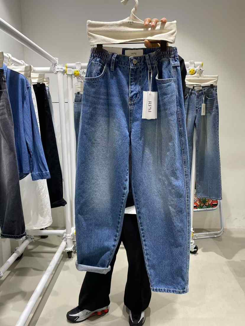 RPM東大門實拍女裝新品職業休閑真品熱賣25春夏推薦人氣牛仔褲RPM牛仔褲
