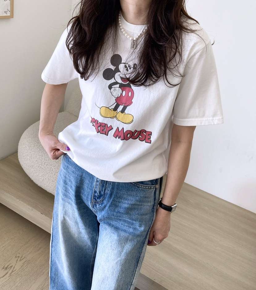 HANNA-A韓國直郵㊣女裝新款休閑時尚25春夏人氣推薦熱賣T恤HANNAT恤