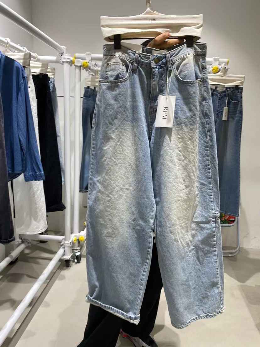 RPM韓國直郵㊣東大門實拍女裝新款時尚熱賣推薦人氣休閑牛仔褲RPM牛仔褲
