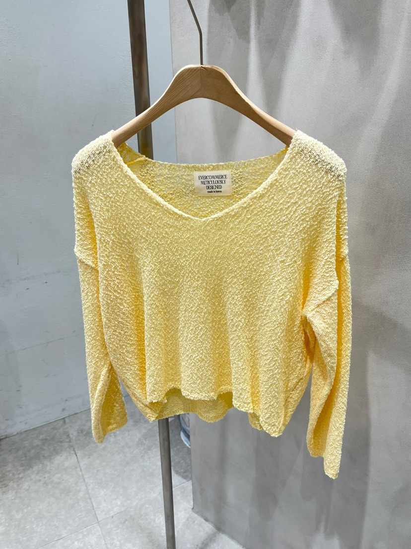EVERCOMMERCE METICULOUSLY DESIGNED韓國直郵㊣東大門實拍女裝新款推薦針織衫EVERCOMMERCE METICULOUSLY DESIGNED針織衫