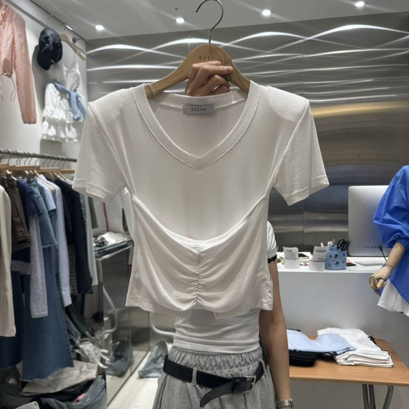 BEENS直郵韓國代購㊣女裝新品時尚熱賣推薦休閑人氣25春夏T恤BEENST恤