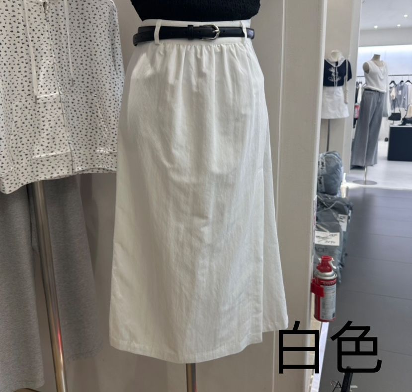 BRUSH-P韓國直郵㊣東大門實拍女裝新品休閑熱賣長裙不含腰帶BRUSH-P長裙