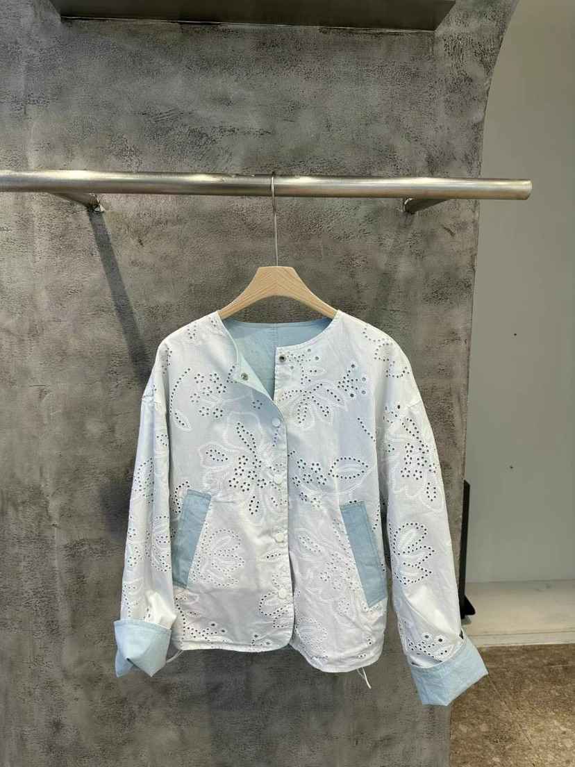 SIMPLE PARK/WMSTORY韓國㊣直郵東大門代購女裝新品人氣夾克蕾絲雙面SIMPLE PARK/WMSTORY夾克