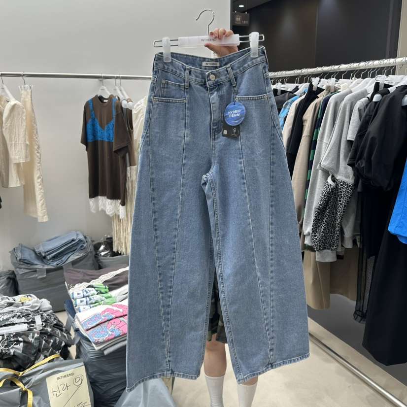 INTHEEND直郵韓國代購㊣女裝新品人氣25春夏時尚休閑牛仔褲INTHEEND牛仔褲