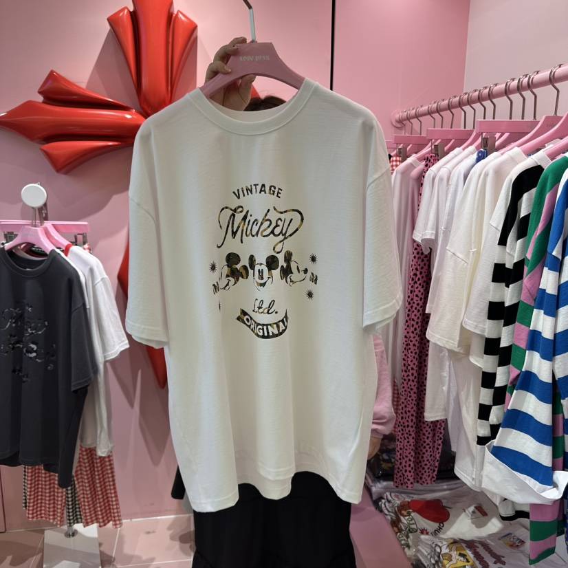 LOVE PINK韓國㊣直郵東大門代購女裝新品休閑25春夏推薦T恤鴨LOVE PINKT恤