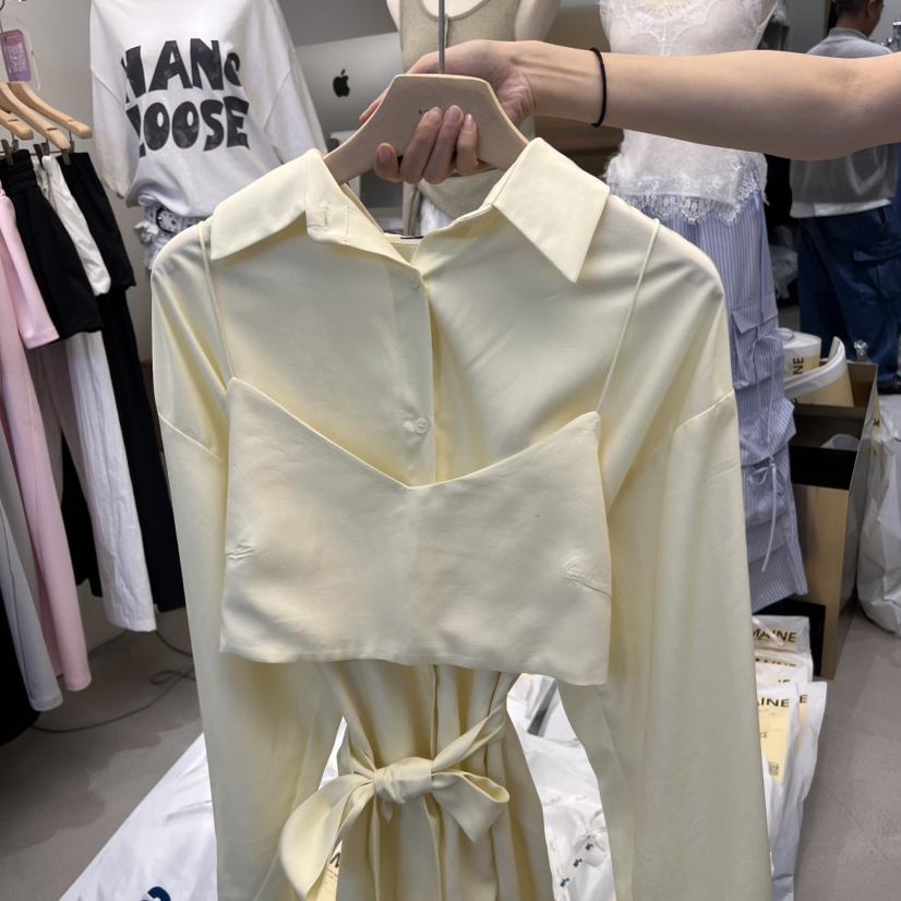 ROMAINE直郵韓國代購㊣女裝新款推薦時尚吊帶背心不含內搭亞麻ROMAINE吊帶/背心