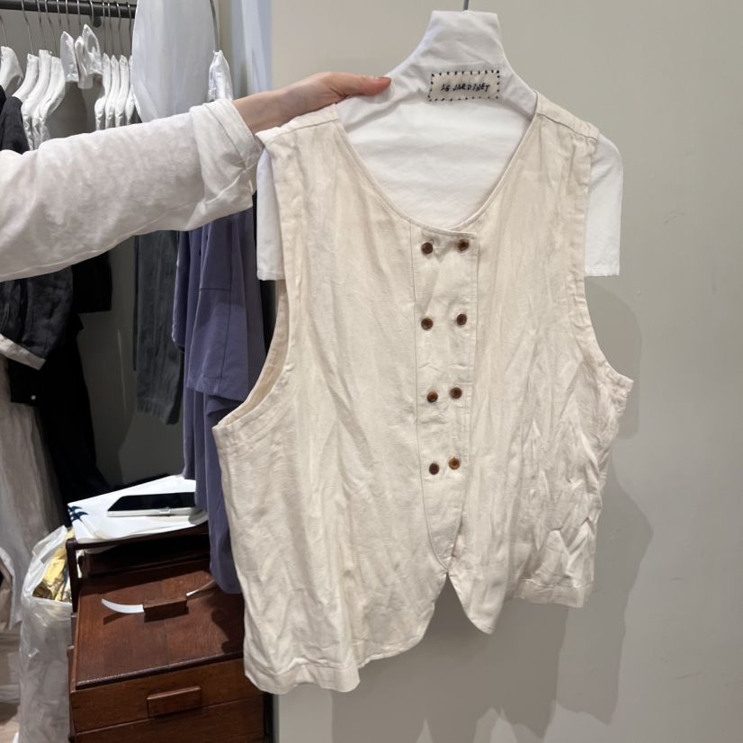 LE JARDINET直郵韓國代購㊣女裝新品人氣熱賣馬甲不含內搭LE JARDINET馬甲