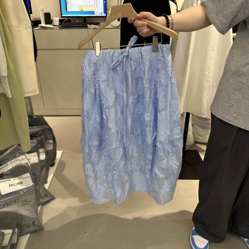 MENTOR韓國㊣直郵東大門代購女裝新品熱賣25春夏半身裙中短裙MENTOR半身裙/中短裙