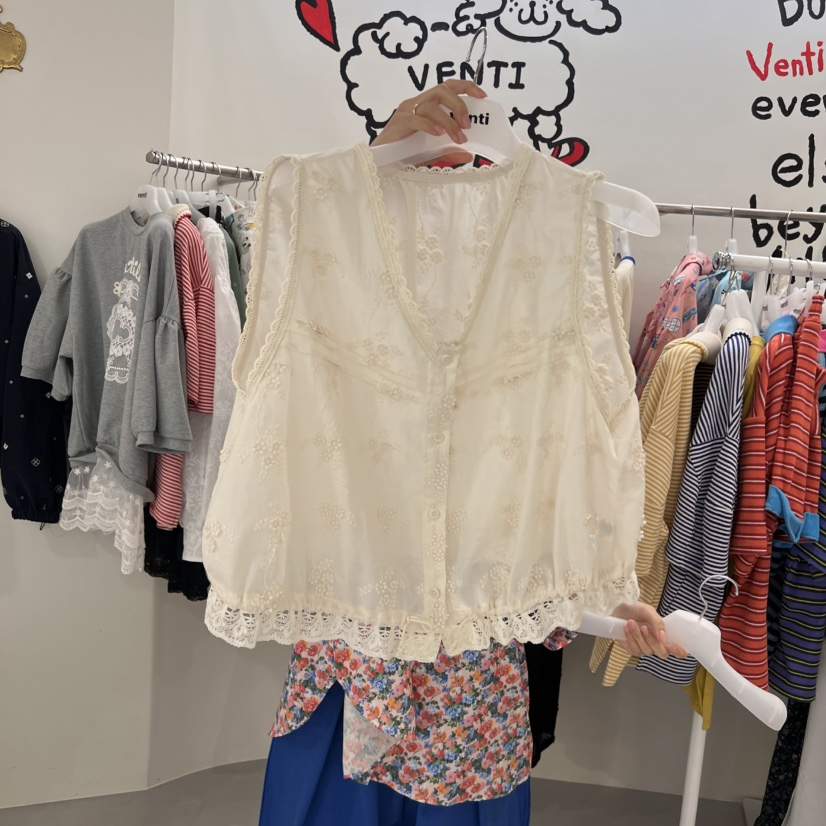 VENTI直郵韓國代購㊣女裝新品時尚熱賣休閑25春夏推薦人氣馬甲VENTI馬甲