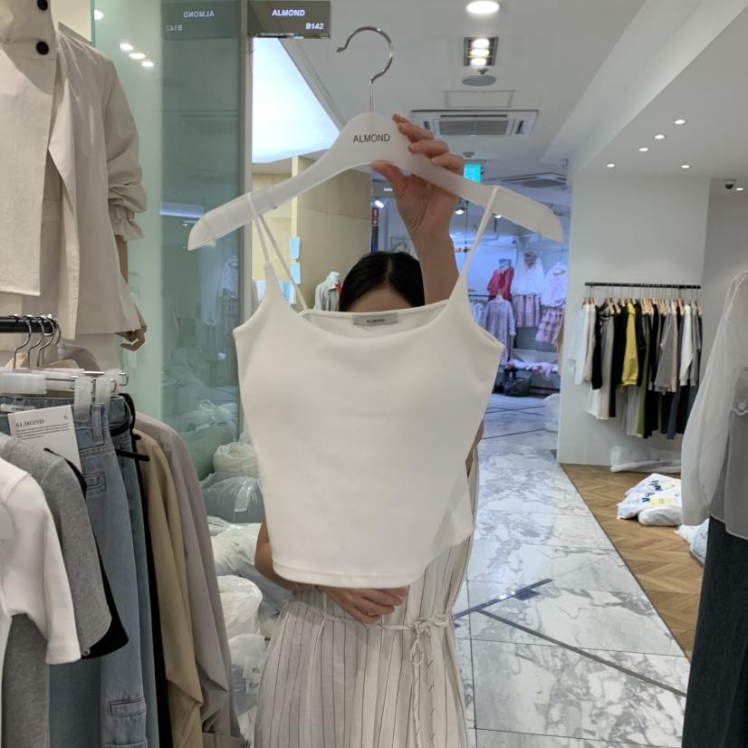 ALMOND韓國㊣直郵東大門代購女裝新款25春夏休閑人氣吊帶背心ALMOND吊帶/背心
