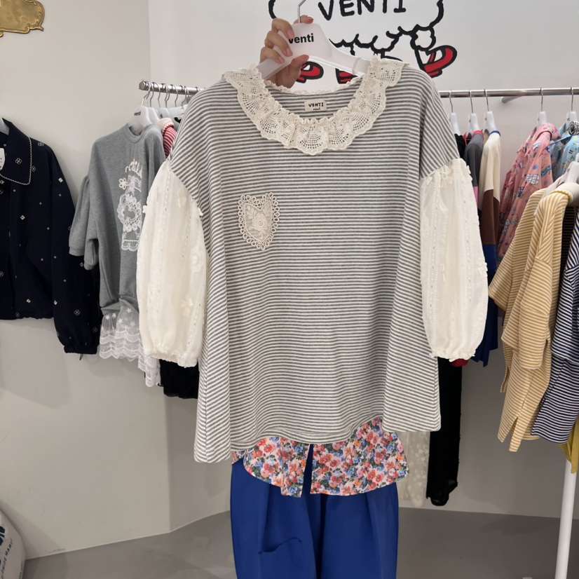 VENTI韓國㊣直郵東大門代購女裝新品時尚25春夏熱賣推薦T恤VENTIT恤