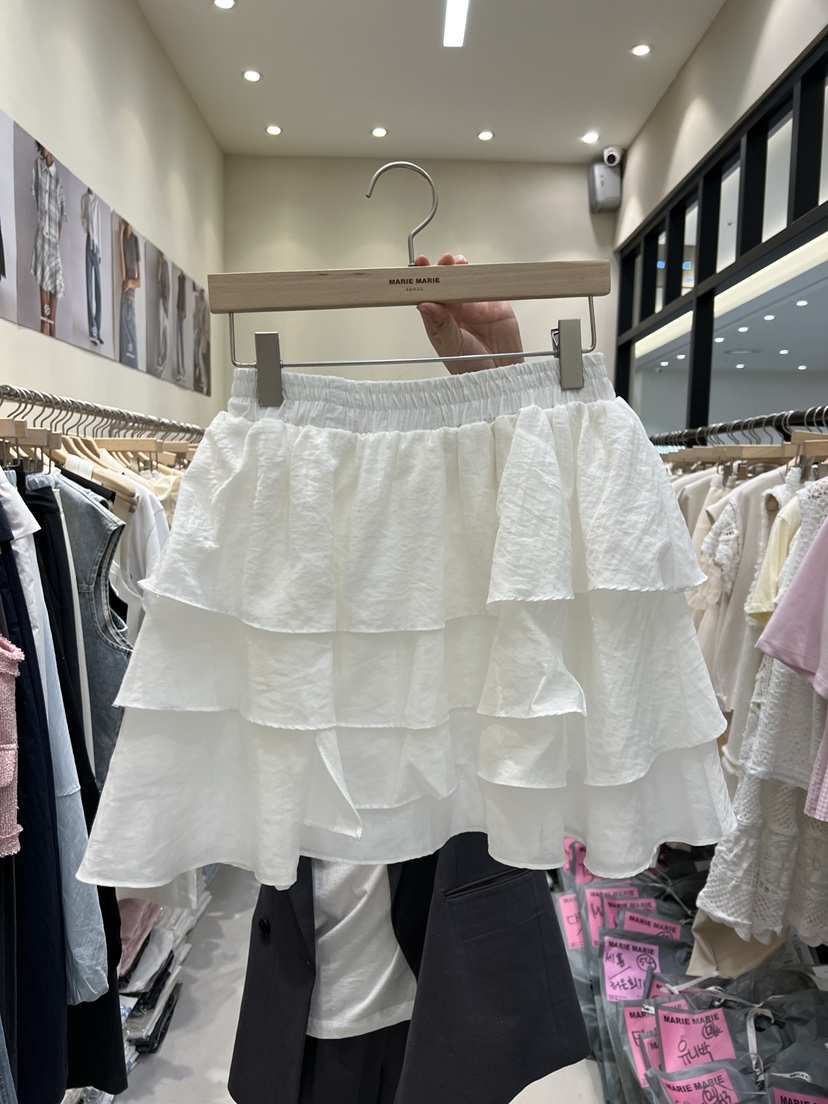 MARIE MARIE直郵韓國代購㊣女裝新品休閑推薦熱賣25春夏短裙MARIE MARIE短裙