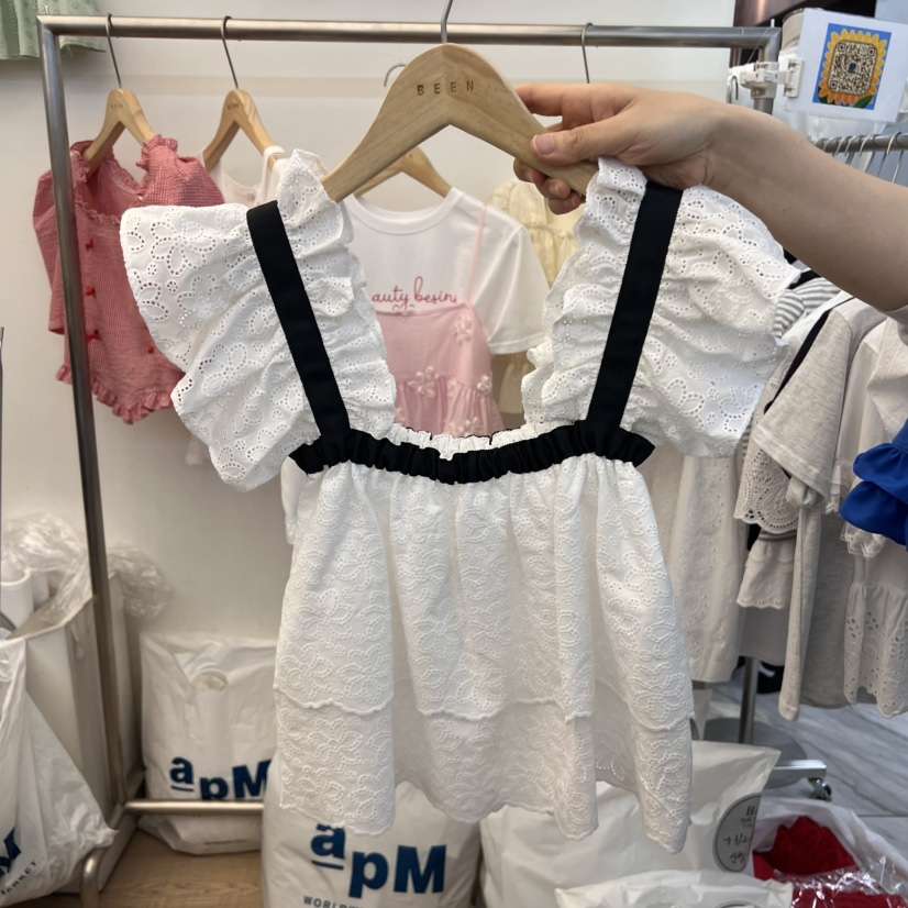 BEEN-A韓國㊣直郵東大門代購女裝新品熱賣時尚休閑襯衫蕾絲衫BEEN-A襯衫/蕾絲衫