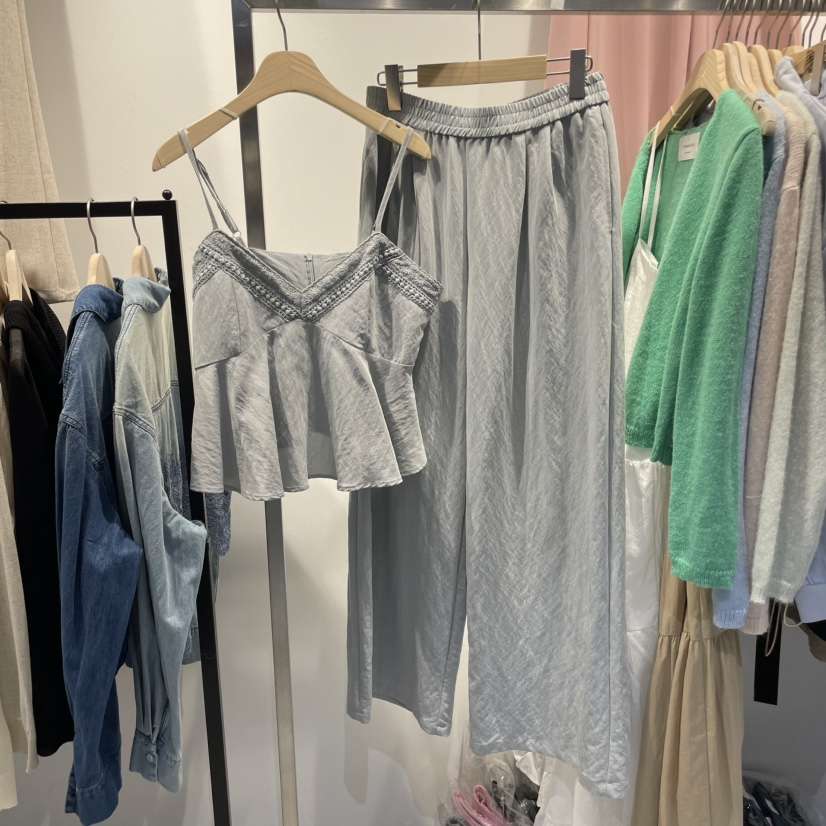 空韓國㊣直郵東大門代購女裝新品人氣時尚25春夏套裝不含內搭HOT ISSUE套裝