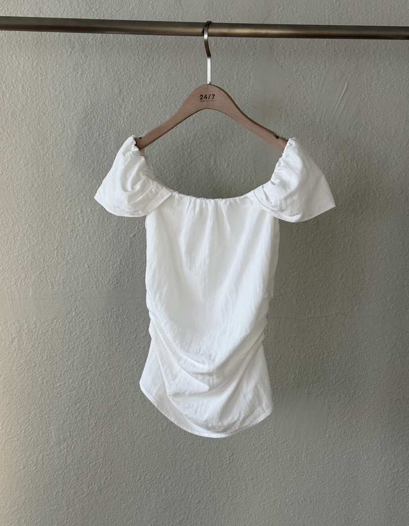 TWENTY FOUR SEVEN24-7韓國直郵㊣女裝新品25春夏襯衫蕾絲衫TEWNTY FOUR SEVEN24-7襯衫/蕾絲衫