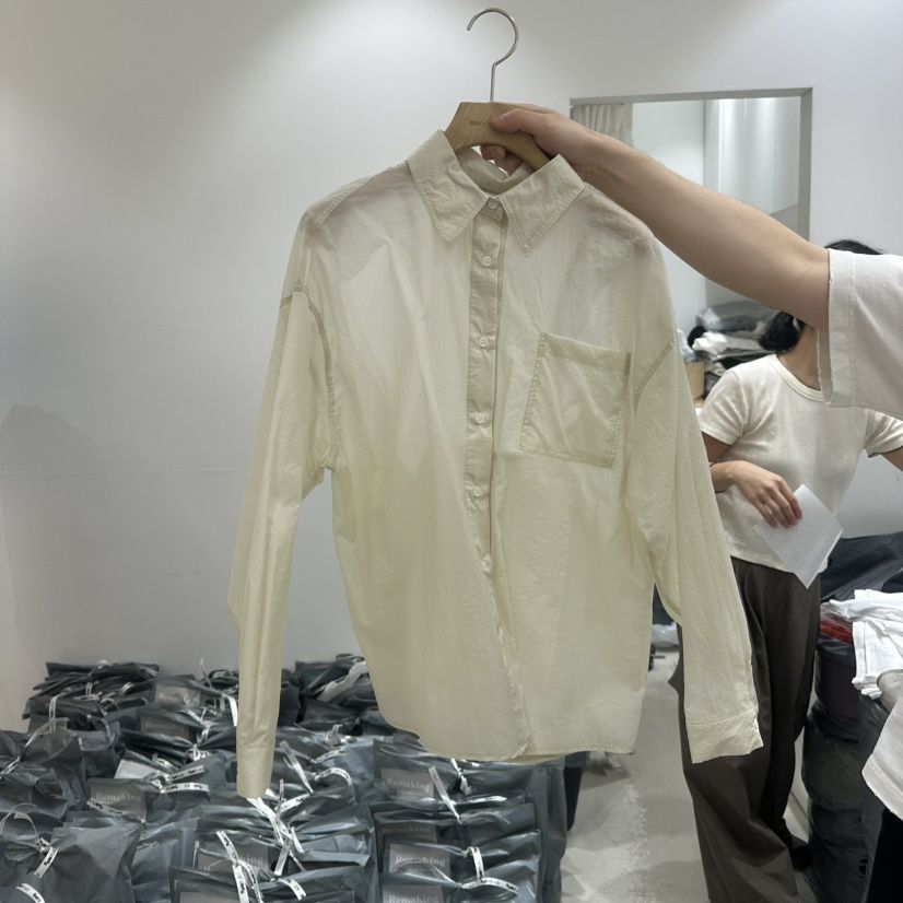 URBANSTORY/REMAKING韓國㊣直郵東大門代購女裝新品25春夏襯衫蕾絲衫Remaking/URBANSTORY襯衫/蕾絲衫