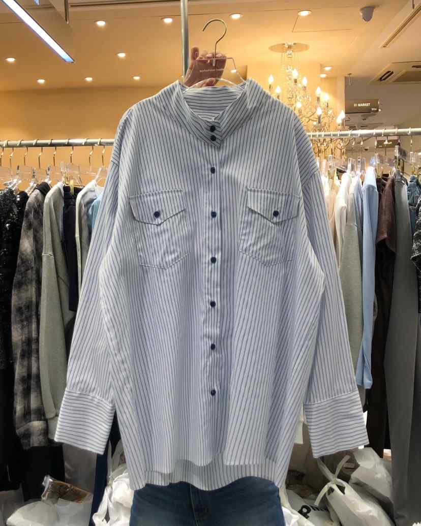 WORK SHOP直郵韓國代購㊣女裝新品25春夏推薦熱賣襯衫蕾絲衫Work_shop襯衫/蕾絲衫