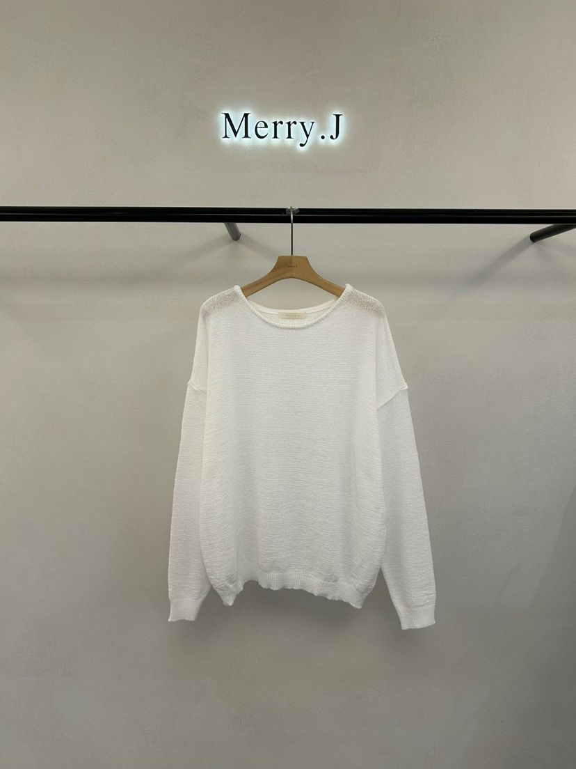 MERRY-J直郵韓國代購㊣女裝新品25春夏熱賣時尚推薦針織衫MERRY-J針織衫