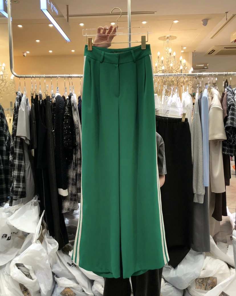 WORK SHOP直郵韓國代購㊣女裝新款25春夏人氣推薦熱賣休閑褲Work_shop休閑褲