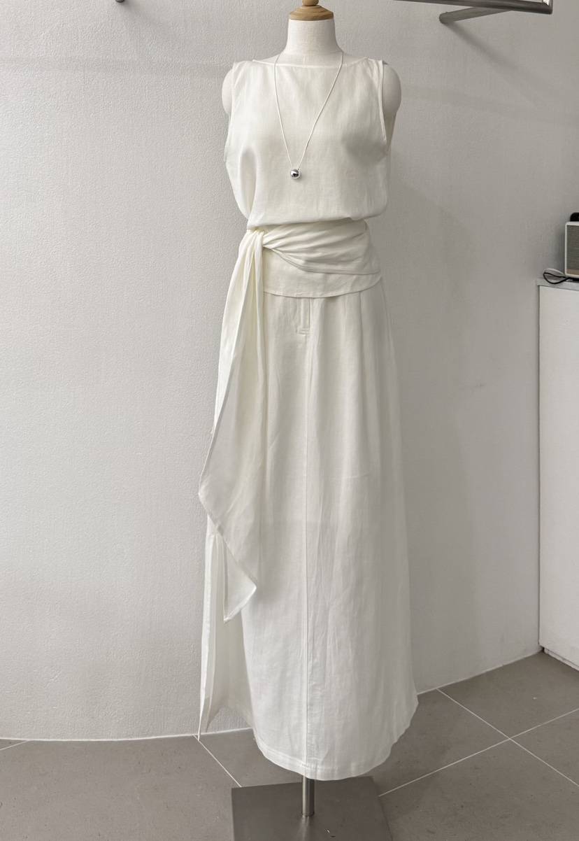 TWENTY FOUR SEVEN24-7韓國直郵㊣東大門實拍女裝新款人氣套裝套裝亞麻TEWNTY FOUR SEVEN24-7套裝