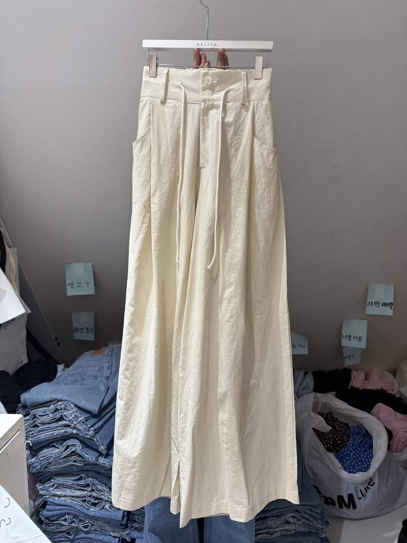BELITA-L韓國直郵㊣東大門實拍女裝新品推薦25春夏熱賣休閑褲BELITA-L休閑褲