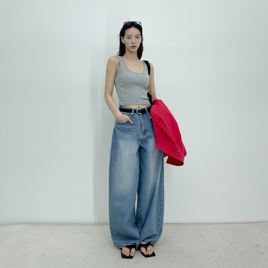 D2/A2直郵韓國代購㊣女裝新品人氣休閑推薦時尚熱賣牛仔褲D2/A2牛仔褲
