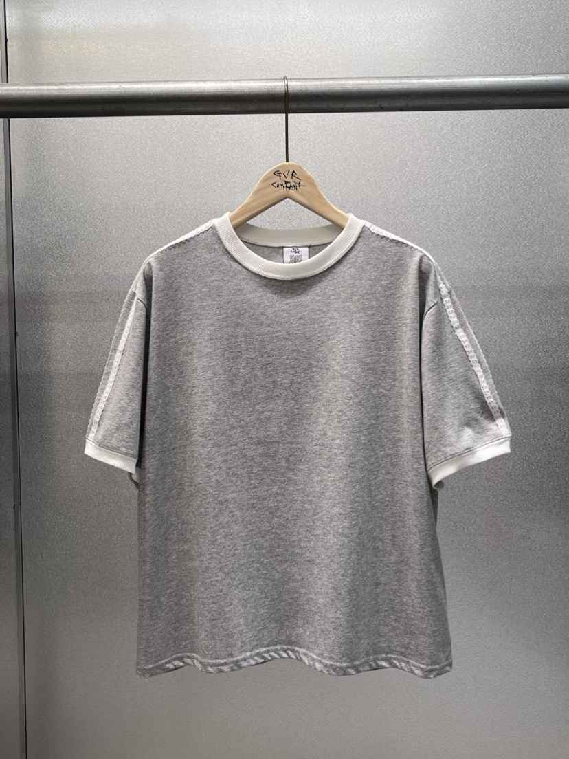 GVR COMPANY韓國直郵㊣東大門實拍女裝新品時尚T恤腰帶蕾絲GVR-COMPANYT恤