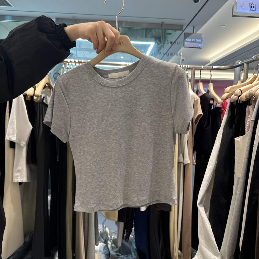 HONG.U韓國㊣直郵東大門代購女裝新品熱賣人氣時尚休閑T恤HONG.UT恤