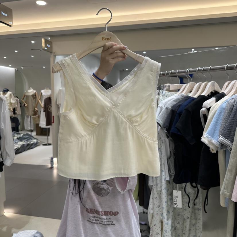 BENE韓國㊣直郵東大門代購女裝新品休閑推薦25春夏吊帶背心BENE吊帶/背心