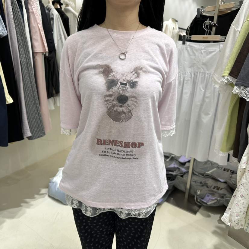 BENE韓國直郵㊣女裝新品時尚人氣25春夏推薦熱賣休閑T恤BENET恤