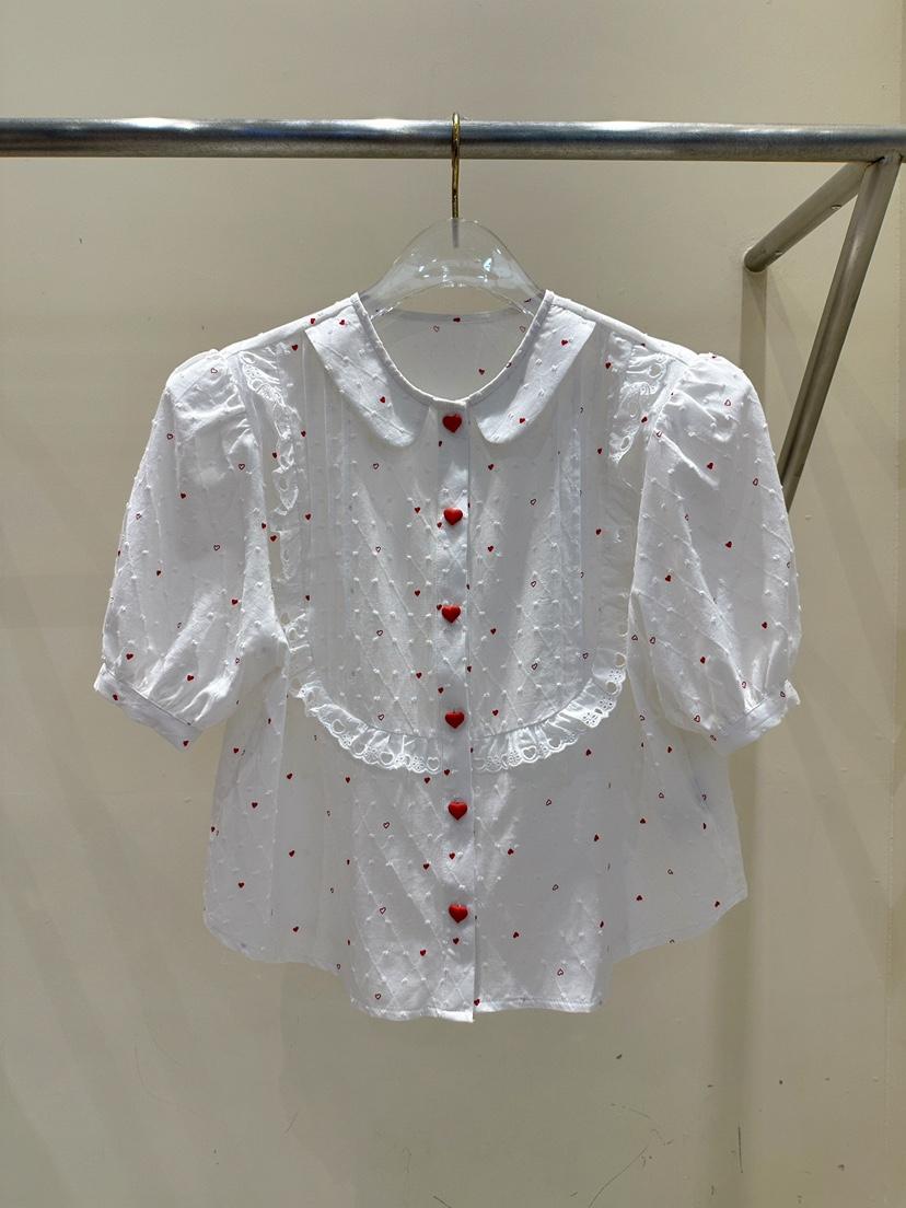 81 MARKET-L韓國直郵㊣女裝新品25春夏人氣時尚襯衫蕾絲衫81 MARKET-L襯衫/蕾絲衫
