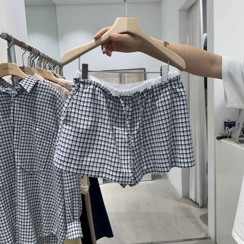 HONG.U韓國㊣直郵東大門代購女裝新品熱賣時尚人氣25春夏短褲HONG.U短褲