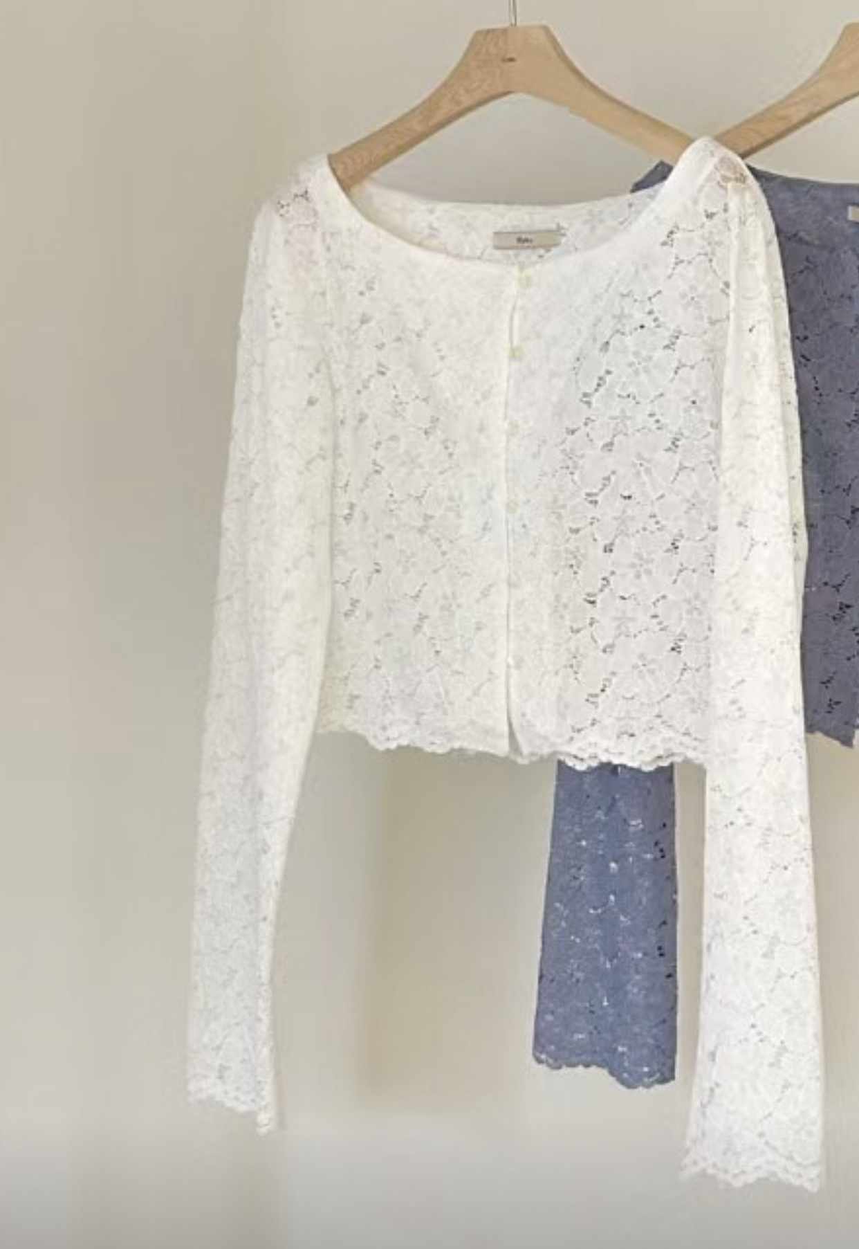 IF YOU直郵韓國代購㊣女裝新品時尚推薦休閑襯衫蕾絲衫開衫IF YOU襯衫/蕾絲衫