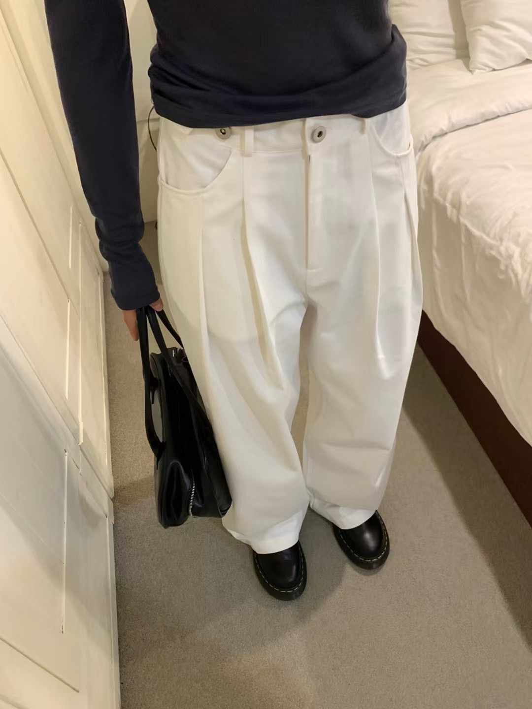 IMMENSE韓國㊣直郵東大門代購女裝新款推薦熱賣時尚人氣休閑褲IMMENSE休閑褲